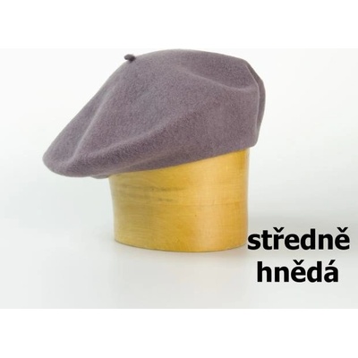 Dámský vlněný baret 115´ světle hnědá