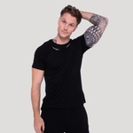 GymBeam Тениска Tribal Ribbed Black XXL