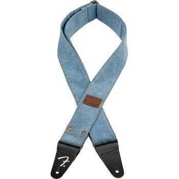 Image 1 of Fender Wrangler® Riveted Denim Strap Light Ind