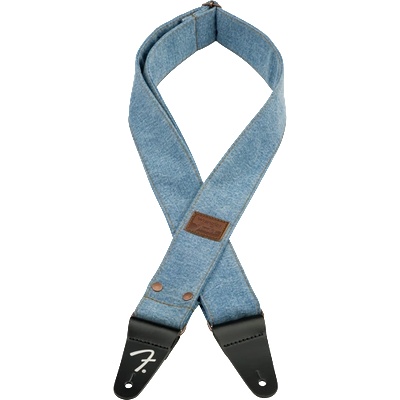 Fender Wrangler® Riveted Denim Strap Light Ind