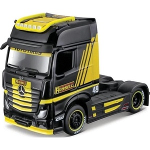 Maisto - Custom Rigs-Mercedes-Benz Actros 1851, черно-жълт, 1: 64 (12389Y)