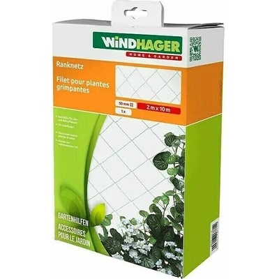 Windhager Sieť pre popínavé rastliny, 10 × 2 m, plast, zelená, 06771
