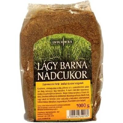 Interherb Třtinový cukr jemný hnědý 1000 g