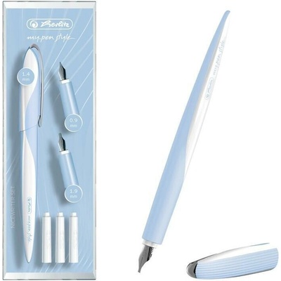 Herlitz kaligrafické pero modré sada