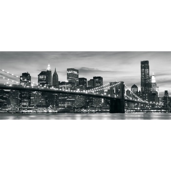 ForWall Fototapeta panoramatická vliesová Brooklyn Bridge 250 x 104 cm
