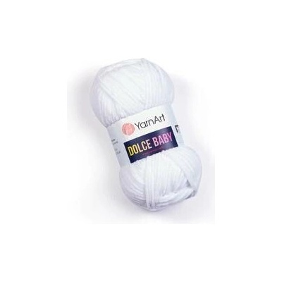 YarnArt Dolce Baby 741 - bílá