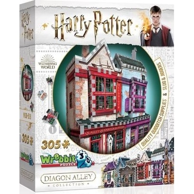 Wrebbit 3D puzzle Harry Potter Prvotřídní potřeby pro famfrpál a Slug & Jiggers Apothecary 305 ks – Zbozi.Blesk.cz