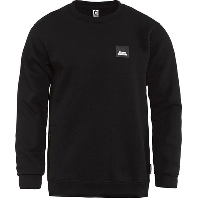 Horsefeathers DUNK black pánska mikina cez hlavu