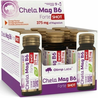 Olimp Laboratories Chela-Mag B6 Forte shot 9 x 25 ml