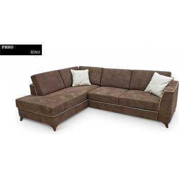 Rudi-an Ъглов диван Rino BM, с ракла, разтегателен