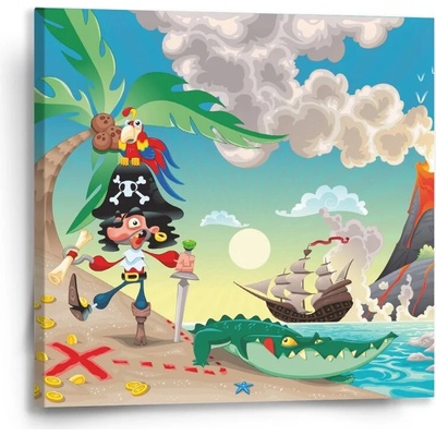 Sablio Obraz Pirát - 50x50 cm