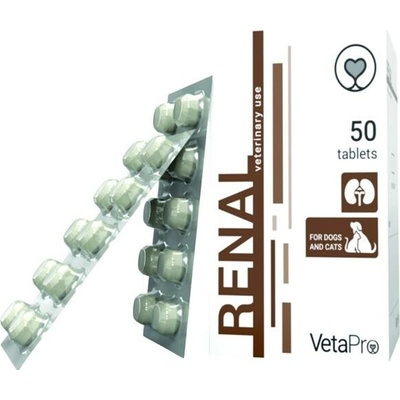 Vetapro Renal přípravek podporující funkci ledvin 50 tablet