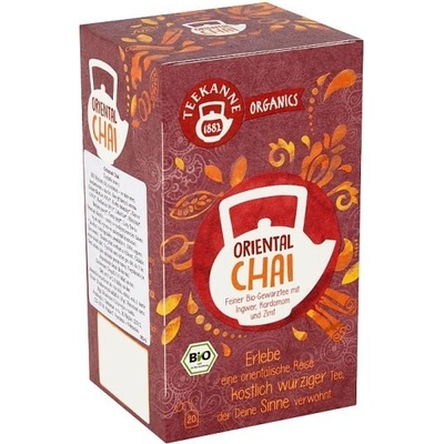 TEEKANNE ORGANICS Bio ORIENTAL CHAI bylinný čaj s korením 20 x 1,8 g