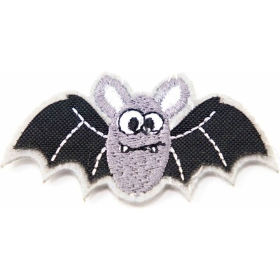 Nažehľovacia záplata - netopier - rozmer 6 cm x 3 cm