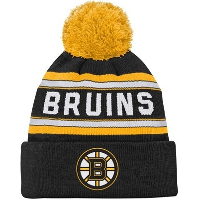 Čiapka OUTERSTUFF Jacquard Cuffed Knit YTH Detská Boston Bruins