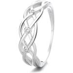 Silenti Jewelry Сребърен пръстен "Отражение" - 6 - 52мм (16.6мм диам. )