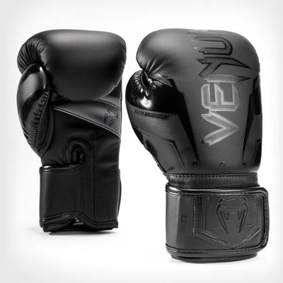 VENUM Боксови Ръкавици Venum Elite Evo Black/Black - 14 oz