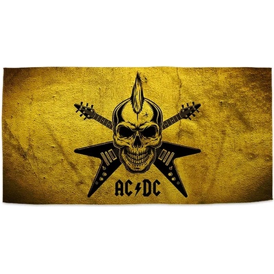 Sablio Uterák ACDC Lebka 30 x 50 cm