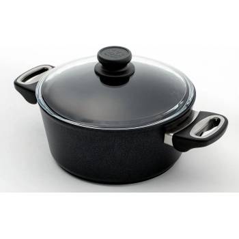 SKK Тенджера със стъклен капак индукционна - Ø 24 см (skk 9541)