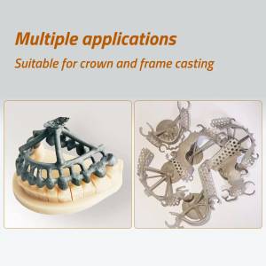 3izmerno / jamg he Фотополимерна Смола JAMG HE Dental Castable Resin 405nm / 500g - изгаряема смола за зъботехнически отливки