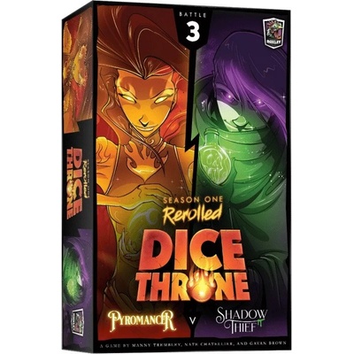 Roxley Games Настолна игра Dice Throne - Pyromancer vs Shadow Thief (Season 1 Rerolled)