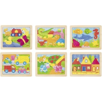 Image 1 of Goki Дървен пъзел Goki - 1000 цвята, асортимент (57700)