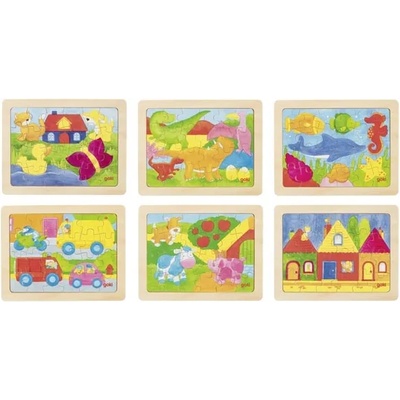 Goki Дървен пъзел Goki - 1000 цвята, асортимент (57700)