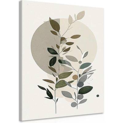 Obraz minimalistické rostlinky v boho stylu - 40x60