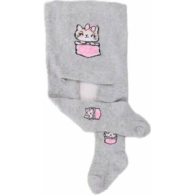 YO kojenecké punčocháčky Kotě šedá