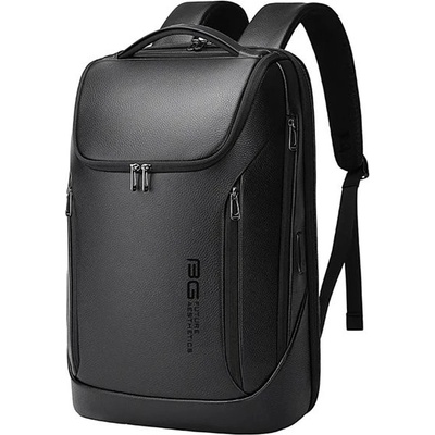 BANGE Kožený business s USB JILHAN Černý 25 l