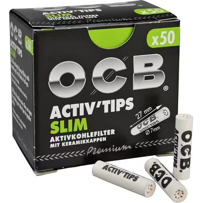 OCB filtry activ tips slim 7 mm 50 ks – Zbozi.Blesk.cz