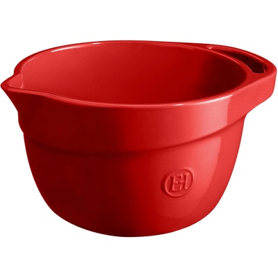 Emile Henry Керамична купа за смесване emile henry mixing bowl - 3.5 л - цвят червен (eh 6563-34)
