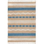 Flair Rugs Синьо-естествен ръчно изработен килим със смес от юта 160x230 cm Medina Jute - Flair Rugs (503119377416)