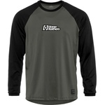 Horsefeathers Фланелка с дълъг ръкав за колоездене Horsefeathers Spike L/S Bike Jersey Cycling jersey - Chimera / Black (056-3966-0111)