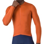 Castelli Мъжка фланелка с дълъг ръкав за колоездене Castelli Espresso 2 L/S Jersey Cycling jersey - Paprika (056-3890-0312)