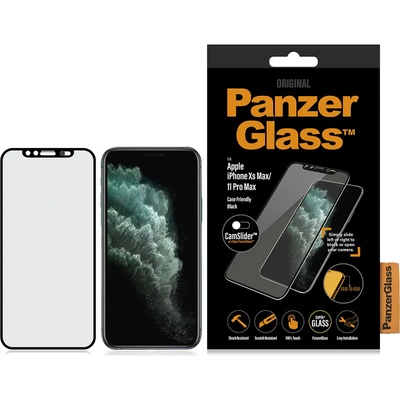 Panzer Стъклен протектор PanzerGlass за Apple Iphone XS Max/11 Pro Max CaseFriendly CamSlider - Черен, 117376