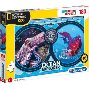 Clementoni National Geographic Kids Ocean Explorer Пъзел Унисекс 7+ години 180 бр