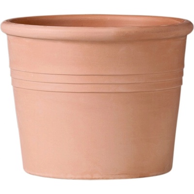 Deroma Květináč Cilindro Bordato Primitivo White terakota 38 x 29 cm – Hledejceny.cz