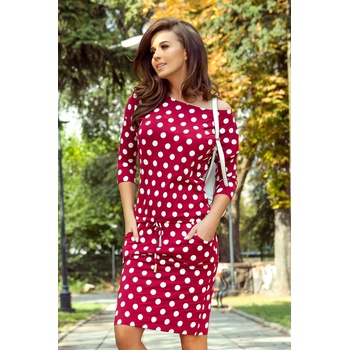 Image 1 of Numoco Спортна рокля 13-111nmc-1375 - Бордо, размер xs