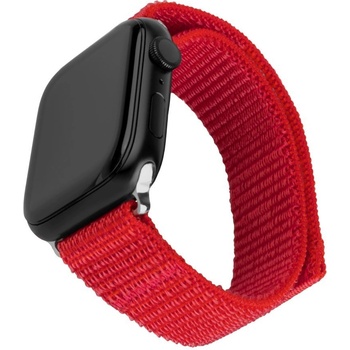 FIXED Спортна найлонова каишка FIXED за Apple Watch 38/40/41 мм, червена FIXNST2-436-RD (FIXNST2-436-RD)