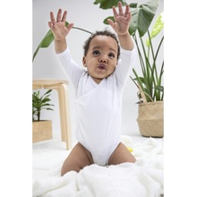 Babybugz Dětské body s dlouhým rukávem BZ60 White