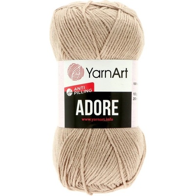 YarnArt Adore 368 svetlá hnedá