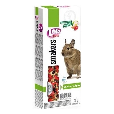 LOLO SMAKERS 2 klasy s ovocem a ořechy pro osmáky degu 90 g