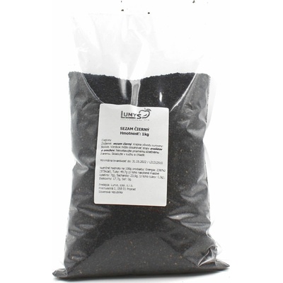Lunys Sezamové semienka čierne 1kg