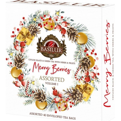 Basilur Merry Berry Assorted Vol. I přebal gastro 40 ks