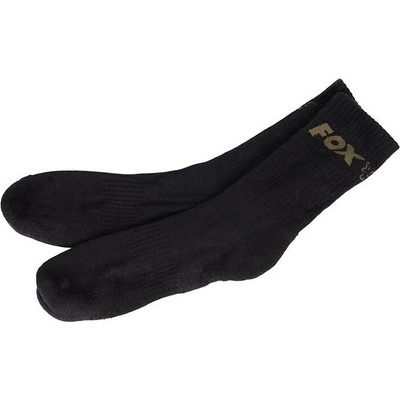 Fox Black Socks 3 Pack Čierne