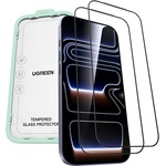 UGREEN iPhone 17 Pro Max UGREEN SP1147 протектор за екран стъкло 2бр. 2.5D, 9H + рамка, BLACK 95570 (95570)