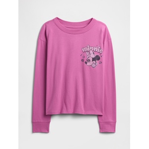 GAP Детска oversize тениска с лого Gap & Disney GAP GAP | Rozov | Момичешки | XS