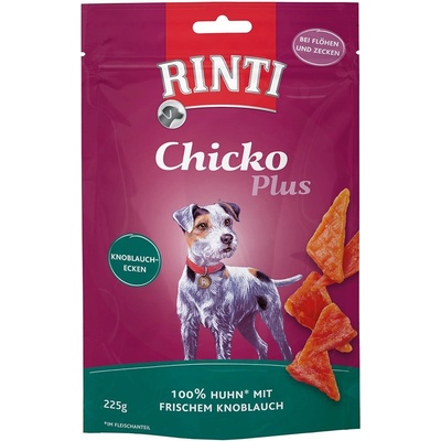 RINTI Chicko Plus Česnekové trojhránky 225 g