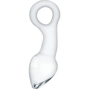 Gildo Стъклена анална тапа Стъклен пръстен (14, 5 cm)
